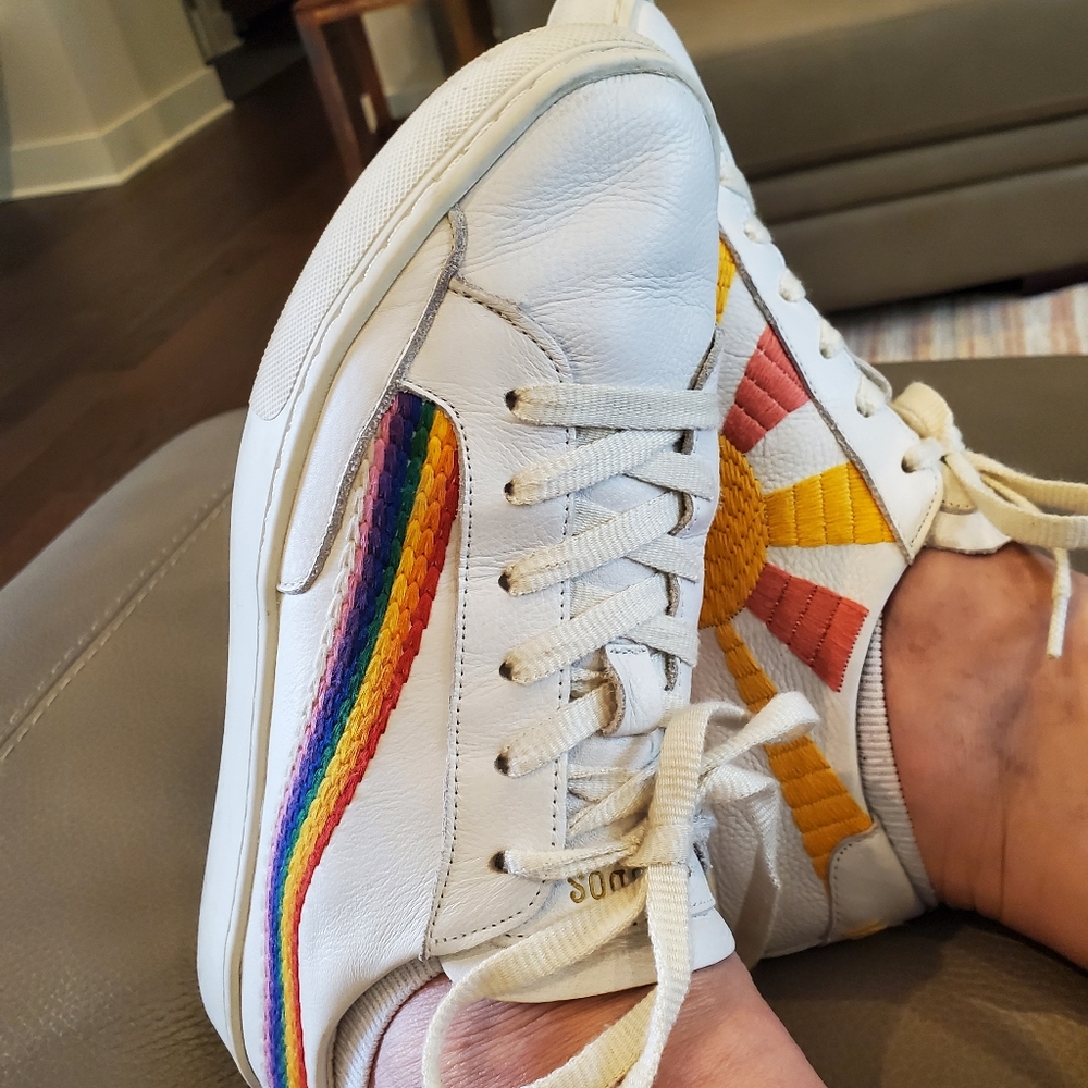 Soludos Rainbow Wave Sneakers - 9.5
